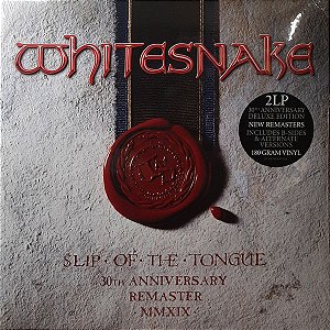 LP - Whitesnake – Slip Of The Tongue (Novo - Lacrado) DUPLO Importado (Europe)