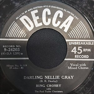 COMPACTO - Bing Crosby - Darling Nelle Gray / Home Sweet Home (Importado USA)