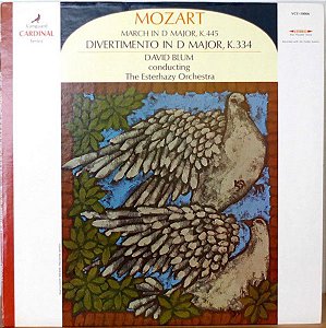 LP - Wolfgang Amadeus Mozart – March in D Major, Divertimento in D Major