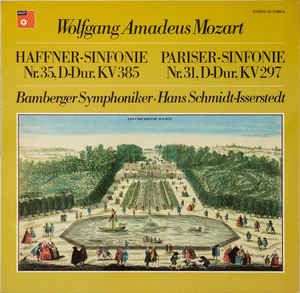 LP - Wolfgang Amadeus Mozart - Pariser Symphonie Nr. 31 / Haffner Sinfonie Nr.35