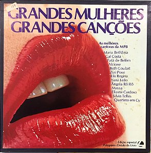 LP - Grandes Mulheres, Grandes Canções (Box Com 3 LPs) (Vários Artistas)