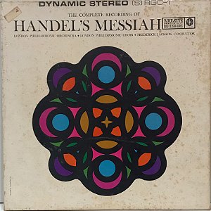 LP - Handel's Messiah / London Philharmonic Orchestra, London Philharmonic Choir, Frederick Jackson - (Box Com 4 LPs) Importado (US)