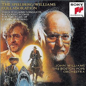 CD - John Williams (4) - The Boston Pops Orchestra ‎– The Spielberg / Williams Collaboration - John Williams Conducts His Classic Scores For The Films Of Steven Spielberg ( Capa Lateral Impressa em Preto e Branco )
