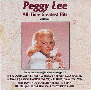 CD – Peggy Lee – All-Time Greatest Hits Volume 1  – IMP (EU)