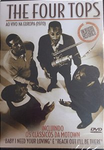 DVD - Four Tops – Ao Vivo Na Europa (1970) - Lacrado