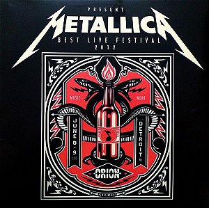 LP - Metallica – Best Live Festival 2012 (Contém um livreto) - Importado - Novo (Lacrado) (Lacre Adesivo)