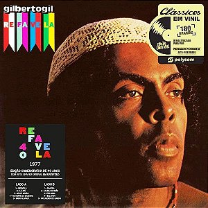 LP - Gilberto Gil ‎– Refavela (Novo -Lacrado) Polysom
