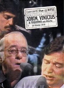 DVD - JOBIM, VINICIUS & TOQUINHO COM MIUCHA - LIVE@RTSI