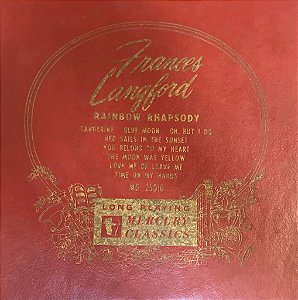 LP - Frances Langford - Rainbow Rhapsody (33 1/3 RPM) (10')
