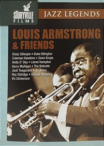 DVD - Louis Armstrong & Friends - Jazz Legends - IMP (CA)