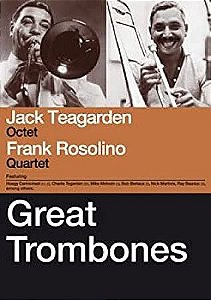 DVD - JACK TEAGARDEN OCTET & FRANK ROSOLINO QUARTET - GREAT TROMBONES