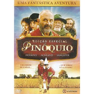 DVD - Dvd Pinóquio - Edição Especial - Bob Hoskins/ Joss Ackland (Lacrado)