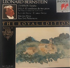 CD - Leonard Bernstein, Marilyn Horne, New York Philharmonic, Chabrier, Falla – Spanish Orchestral Works ( sem a capa lateral )