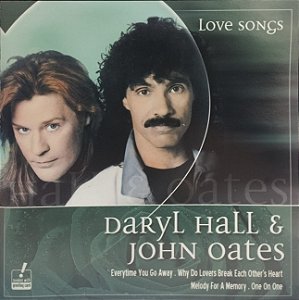 CD - Daryl Hall & John Oates – Love Songs