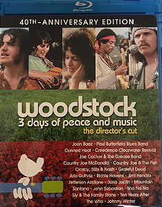 Blu-Ray: Woodstock - 3 Days Of Peace And Music/The Director's Cut (blu-ray duplo) ( Vários Artistas )