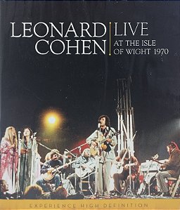Blu-ray - Leonard Cohen – Live At The Isle Of Wight 1970 (Promo) (Contêm Encarte)