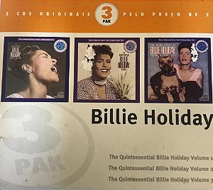 CD - Billie Holiday – The Quintessential Billie Holiday Volume 1 / The Quintessential Billie Holiday Volume 2 / The Quintessential Billie Holiday Volume 3 (CDS  Lacrados )