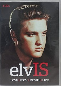 CD - Elvis – Love Rock Movies Live (Caixa de DVD) (4 CDs)