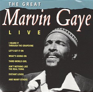 CD - Marvin Gaye – The Great Marvin Gaye Live