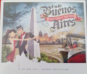 CD TRIPLO  Cafe Buenos Aires (Nostalgic Sounds Of Tango Porteño) ( Vários Artistas )