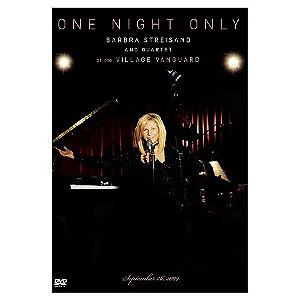 DVD Barbra Streisand – One Night Only: Barbra Streisand And Quartet Live At The Village Vanguard ( PROMO )