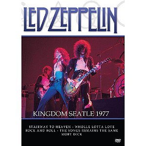 DVD Led Zeppelin – Kingdom Seatle 1977
