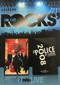 DVD COLEÇÃO ON THE ROCKS' ( DURAN DURAN / THE POLICE ) ( DVD DUPLO )