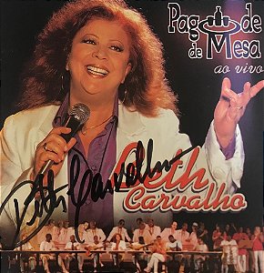 CD Beth Carvalho – Pagode De Mesa Ao Vivo - Autografado