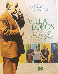 DVD BOX - Villa Lobos A Integral dos Quartetos de Cordas ( 3DVDS )
