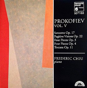 CD Prokofiev – Frederic Chiu – Works For Piano, Vol. V ( IMPORTADO - GERMANY )