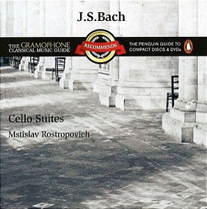 CD DUPLO  J.S.Bach - Mstislav Rostropovich – Cello Suites (IMPORTADO)