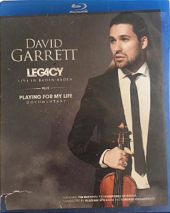 BLU - RAY : David Garrett – Legacy. Live In Baden Baden ( Com encarte )