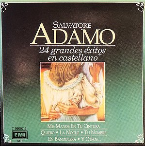 CD Salvatore Adamo – 24 Grandes Éxitos En Castellano ( Importado )