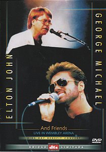 DVD George Michael ,Elton John And Friends Live In Wembley Arena (AIDS Day Benefit Concert - Vários artistas)