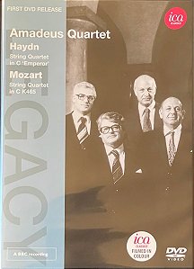 DVD Amadeus Quartet, Mozart - Haydn – String Quartet In C "Emperor" / String Quartet K.465 (Importado)