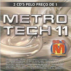 CD DUPLO - Metro Tech 11 ( Vários Artistas )