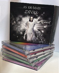 CD - As 100 mais Divas - (Box  / Vários artistas)