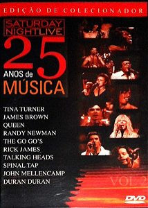 DVD - Saturday Night Live 25 Anos De Música Vol 2 ( Vários Artistas )