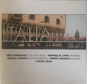 CD -Itália Romântica volume 4 (Vários Artistas)