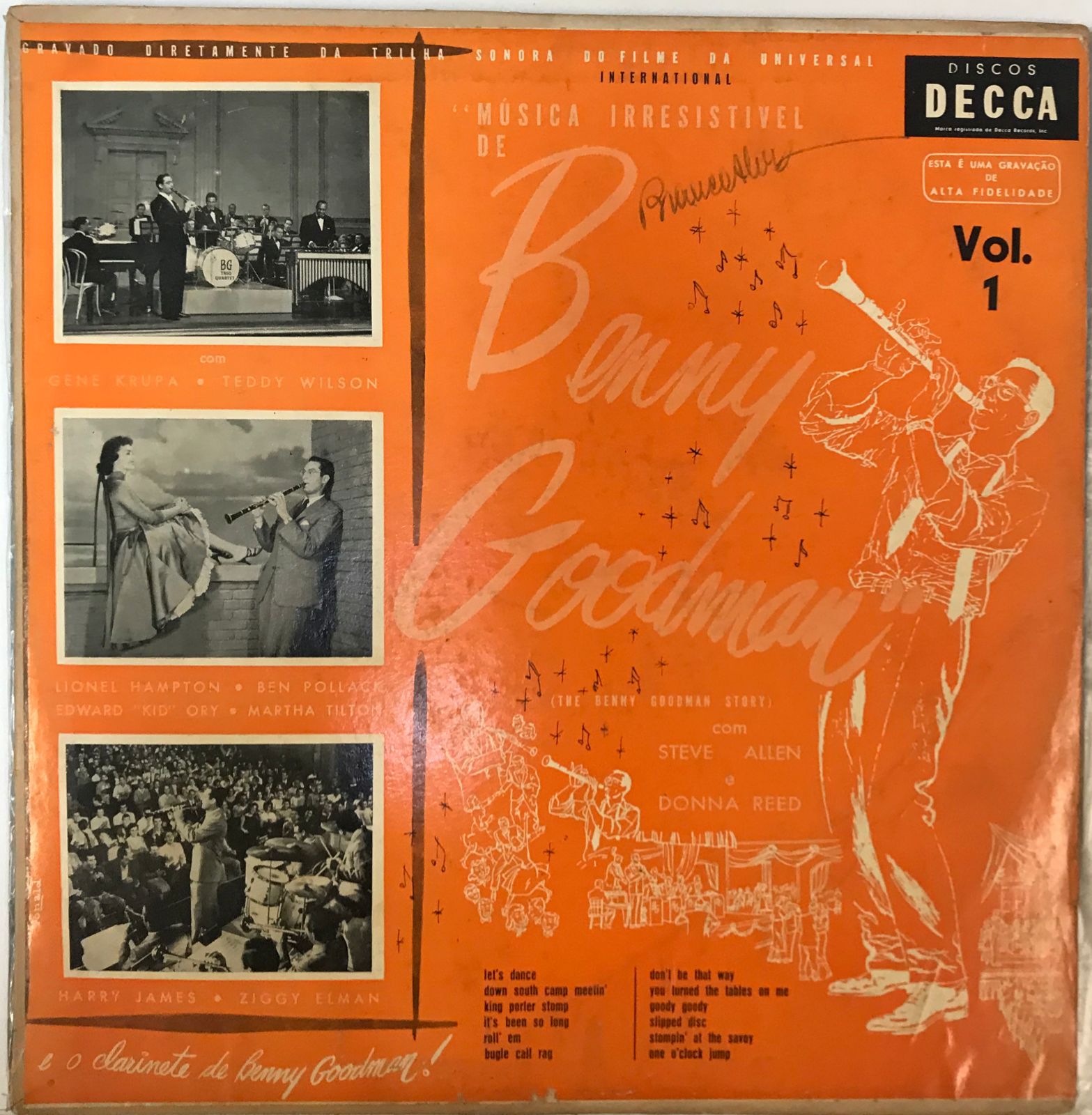 LP - Benny Goodman And His Orchestra – Música Irresistível De Benny Goodman Vol. 1