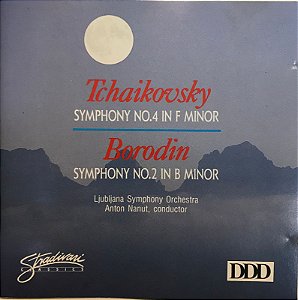 CD -Tchaikovsky Symphony NO.4 InF minor- Borodin Symphony NO.2 B minor