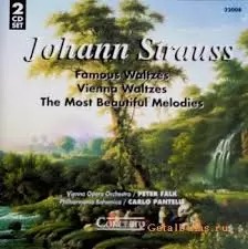 CD DUPLO - Johann Strauss - Vienna Waltzes, The Most Beautiful Melodies ( IMP )