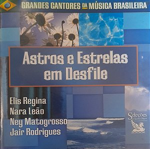 CD BOX - Astros E Estrelas Em Desfile - Elis Regina / Nara Leão / Ney Matogrosso / Jair Rodrigues  (BOX 3 CDS)