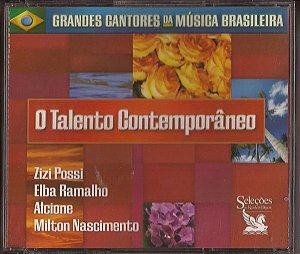 CD BOX - O Talento Contemporâneo - Grandes Cantores da Música Popular Brasileira ( Vários Artistas ) (3cds)