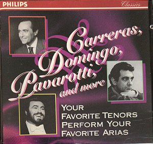 CD - Carreras, doningos, Lavarotti