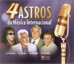 CD BOX - 4 Astros da Musica Internacional - (4 Cds) - ( JOHNNY MATHIS, TONY BENNETT, KENNY ROGERS & JOSÉ FELICIANO )