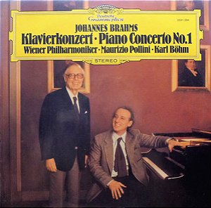 LP - Johannes Brahms, Wiener Philharmoniker • Maurizio Pollini • Karl Böhm – Klavierkonzert = Piano Concerto No. 1 (IMP)