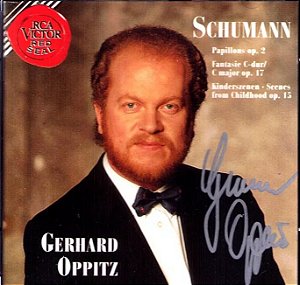 CD - SCHUMANN - Papillons - Fantasie - Kinderszenen - Gerhard Oppitz ( importado - USA )