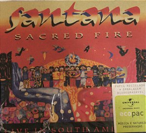CD - Santana ‎– Sacred Fire: Santana Live In South America ( Lacrado )