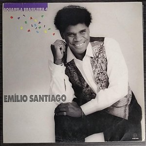 LP - Emílio Santiago - Aquarela Brasileira 4